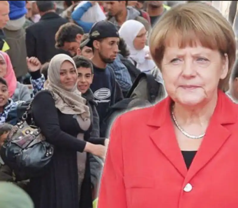 migranti merkel