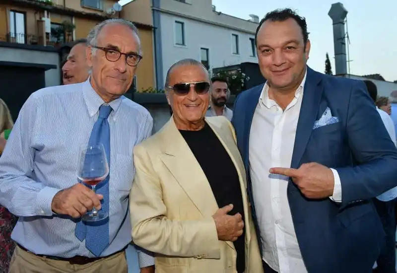 paolo pavone tony renis e dundar kesapli foto di bacco