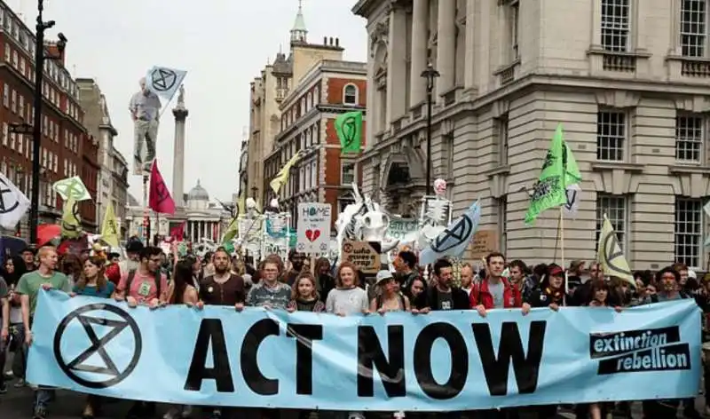 proteste contro il cambiamento climatico