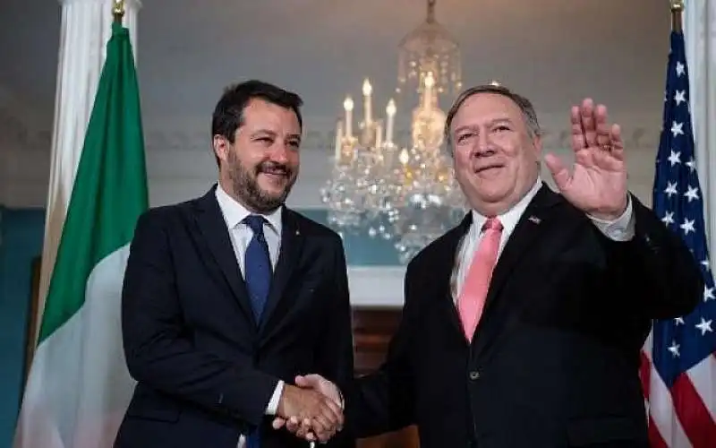 SALVINI E MIKE POMPEO 