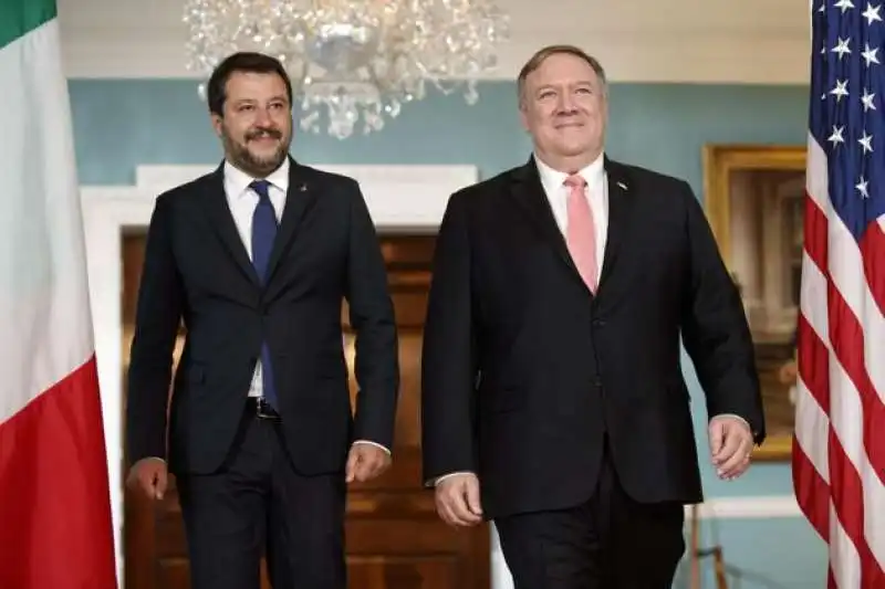 SALVINI E MIKE POMPEO 