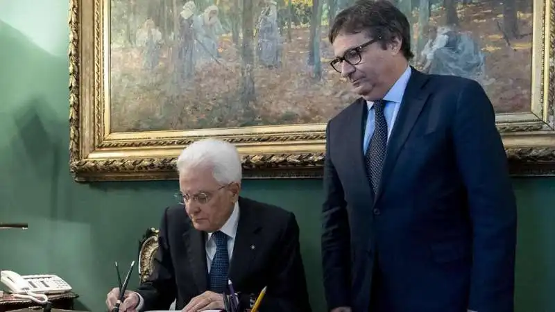 SERGIO MATTARELLA DAVID ERMINI