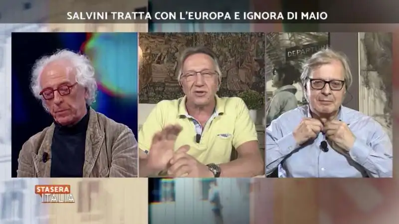 sgarbi vs boldrin a stasera italia 6