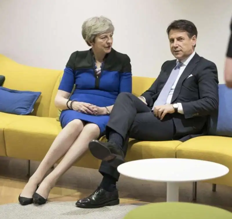 THERESA MAY GIUSEPPE CONTE