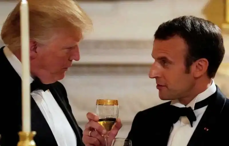 trump macron 2