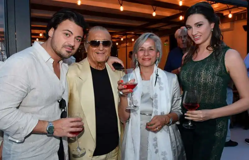 vittorio grigolo tony renis rosanna e ivana canovic foto di bacco