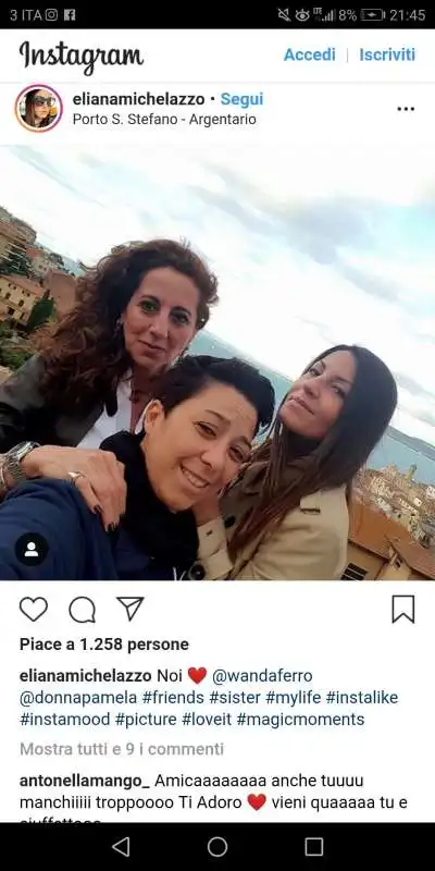 wanda ferro con pamela perricciolo e eliana michelazzo  4