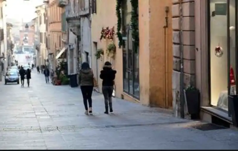 centro storico roma deserto