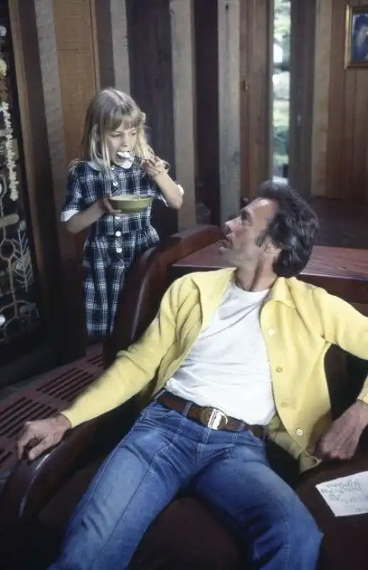 clint eastwood con la figlia alison