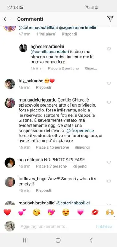 commenti alla visita di chiara ferragni e fedez alla cappella sistina 2