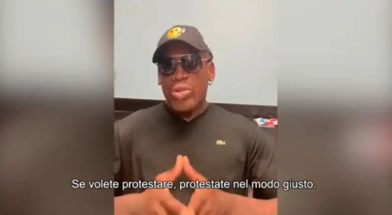 dennis rodman prova a calmare i manifestanti 1