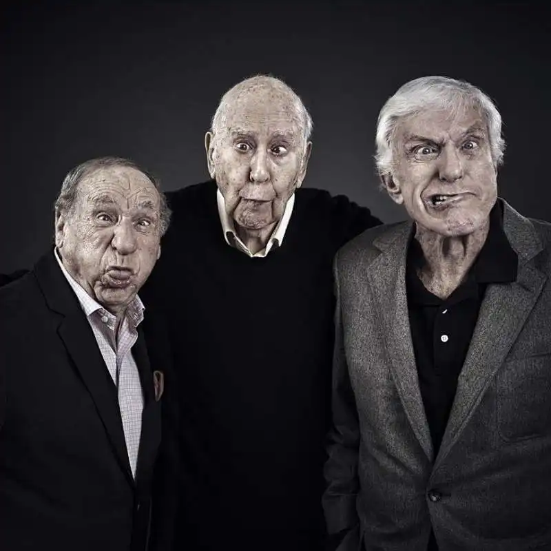 dick van dyke, carl reiner, mel brooks