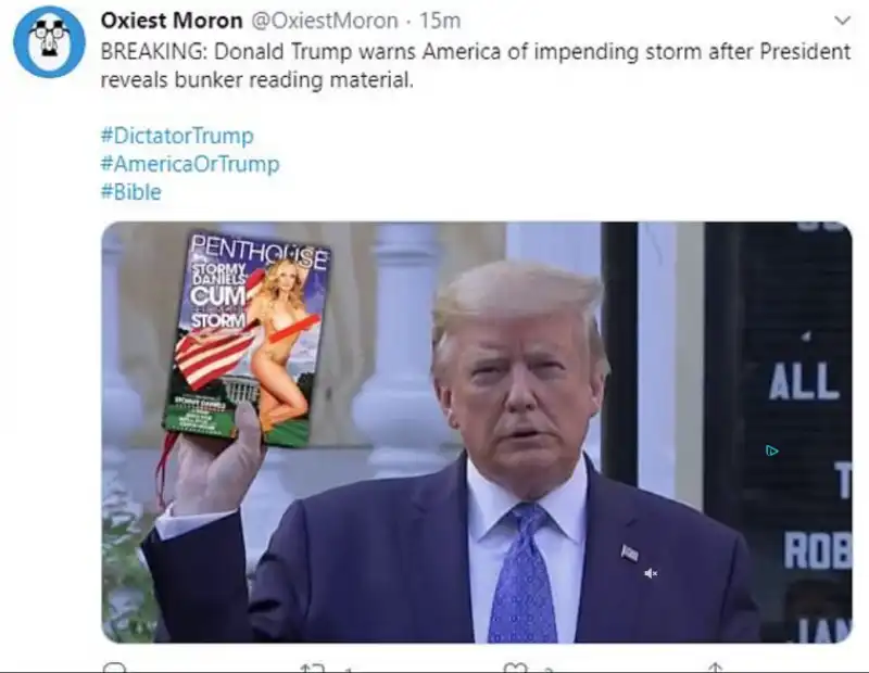 donald trump e la bibbia meme 2