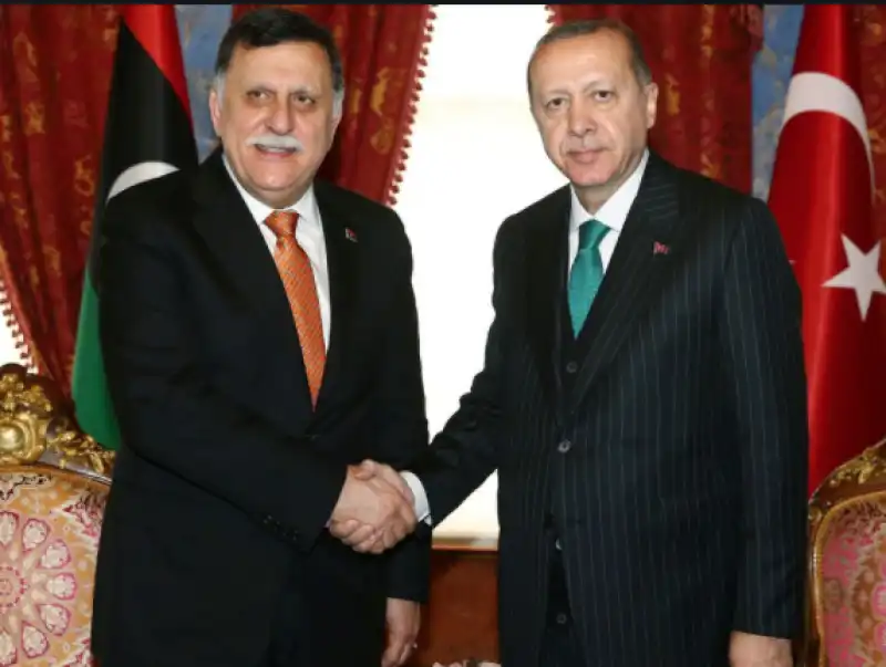 Erdogan Fayez al-Sarraj