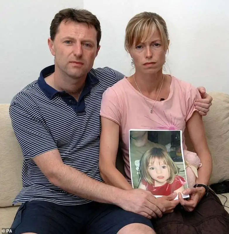 gerry e kate mccann con la foto della figlia maddie