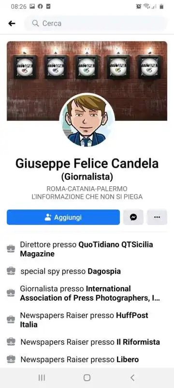 il fake giuseppe candela special spy per dagospia 