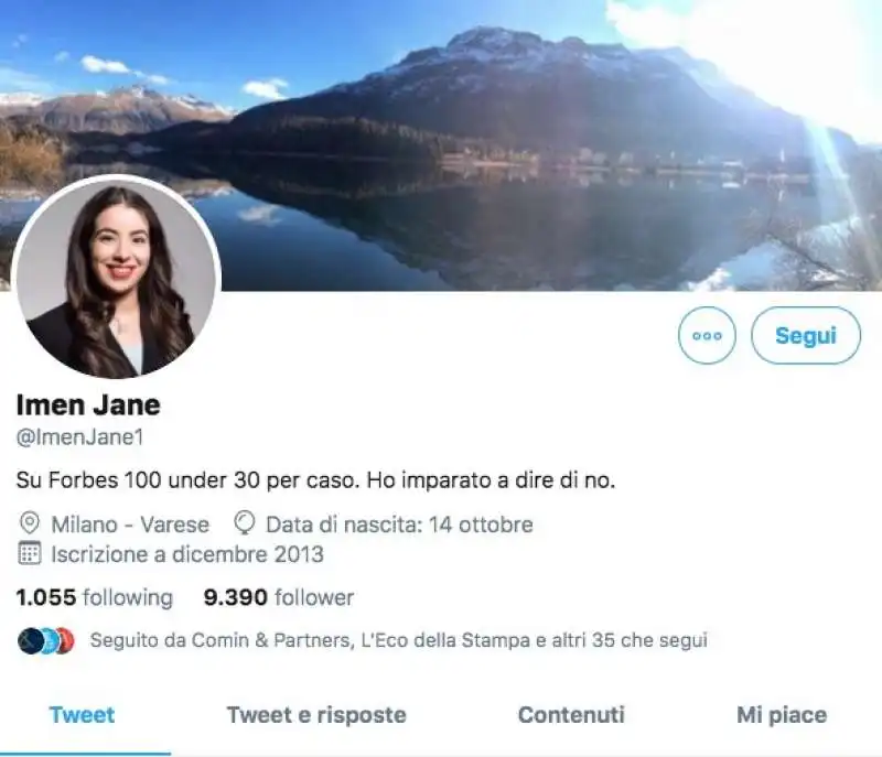 imen jane sparisce il titolo di economista