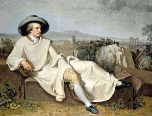 johann wolfgang von goethe nella campagna romana – j.h.w. tischbein