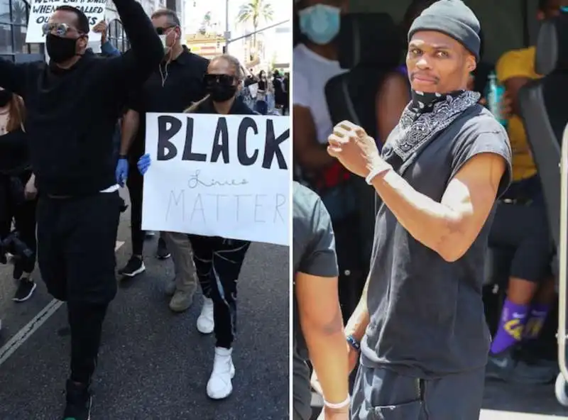 le proteste di los angeles per george floyd 1