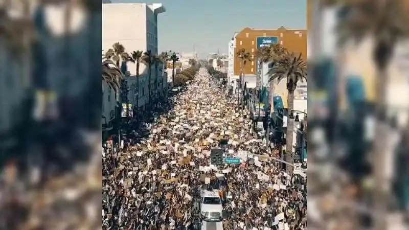 le proteste di los angeles per george floyd 2