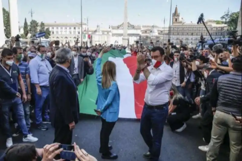 manifestazione del centrodestra   2 giugno 2020 3