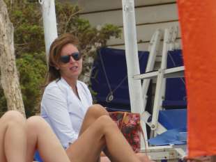 Maria Elena Boschi all'Ultima Spiaggia di Capalbio