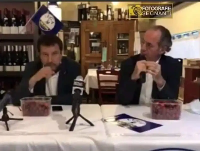 matteo salvini e le ciliegie 