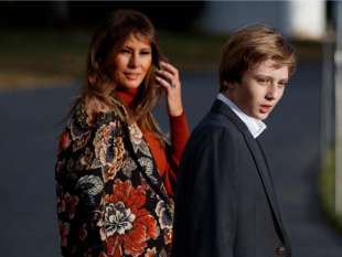 melania trump e barron