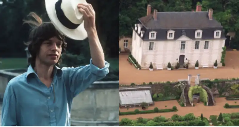 mick jagger castello francia