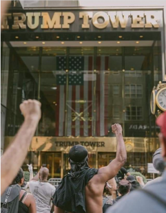 proteste usa trump tower