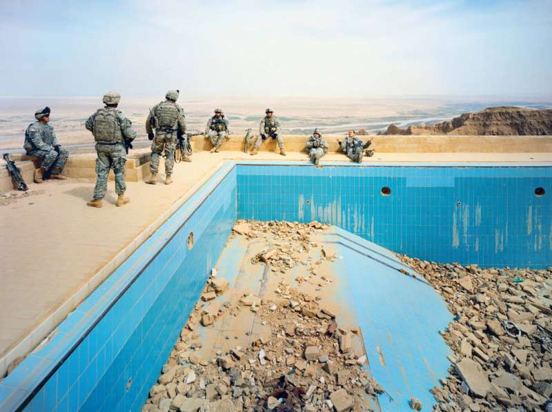 13. pool at uday's palace salah a din province iraq serie breach