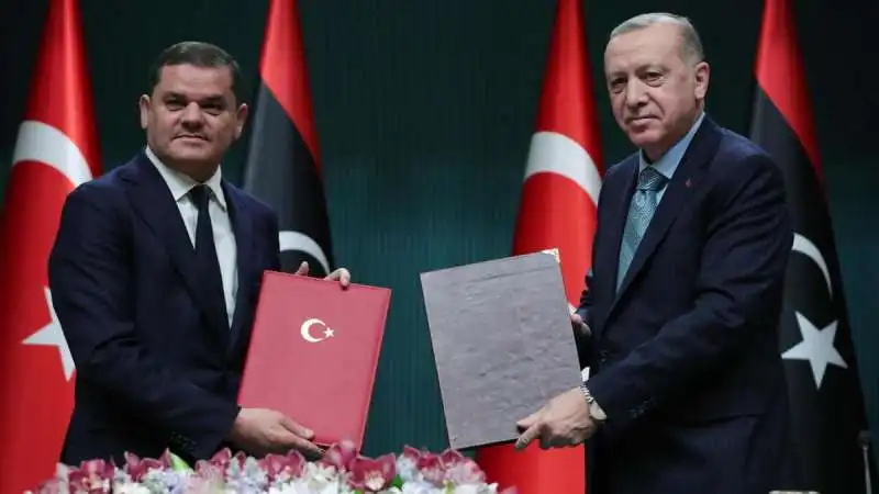 ABDEL HAMID DBEIBAH RECEP TAYYIP ERDOGAN 