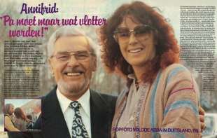 anni-frid lyngstad CON IL PADRE