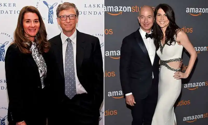 bill e melinda gates e mackenzie scott e jeff bezos 2