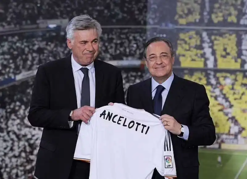 CARLO ANCELOTTI FLORENTINO PEREZ