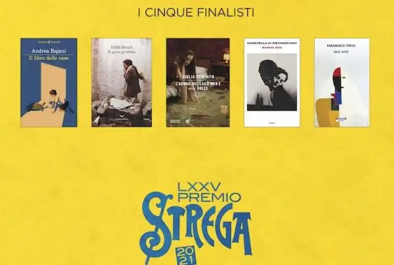 CINQUINA PREMIO STREGA 2021