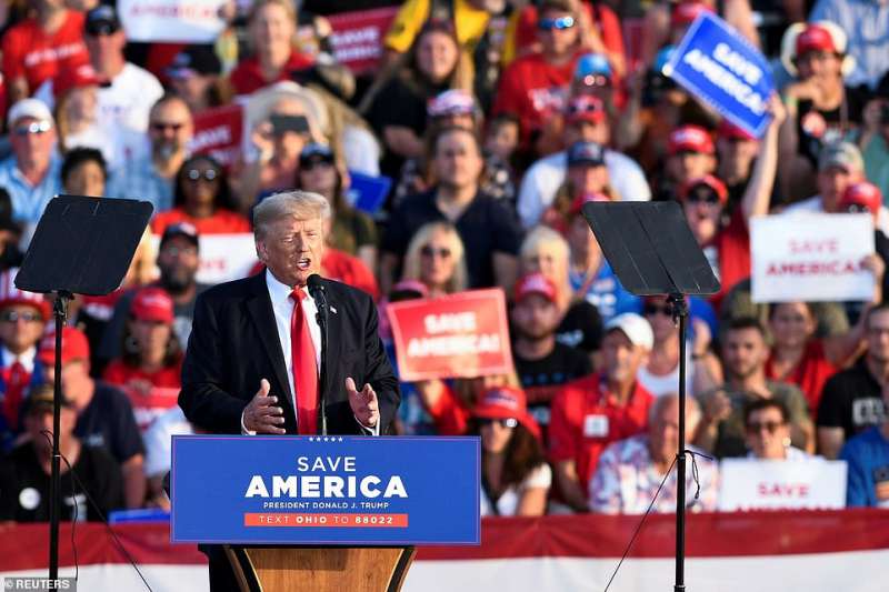 comizio di donald trump in ohio 1