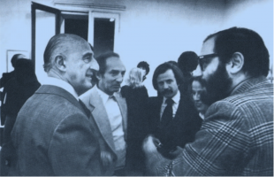 Dorfles, Bonito Oliva e Umberto Eco