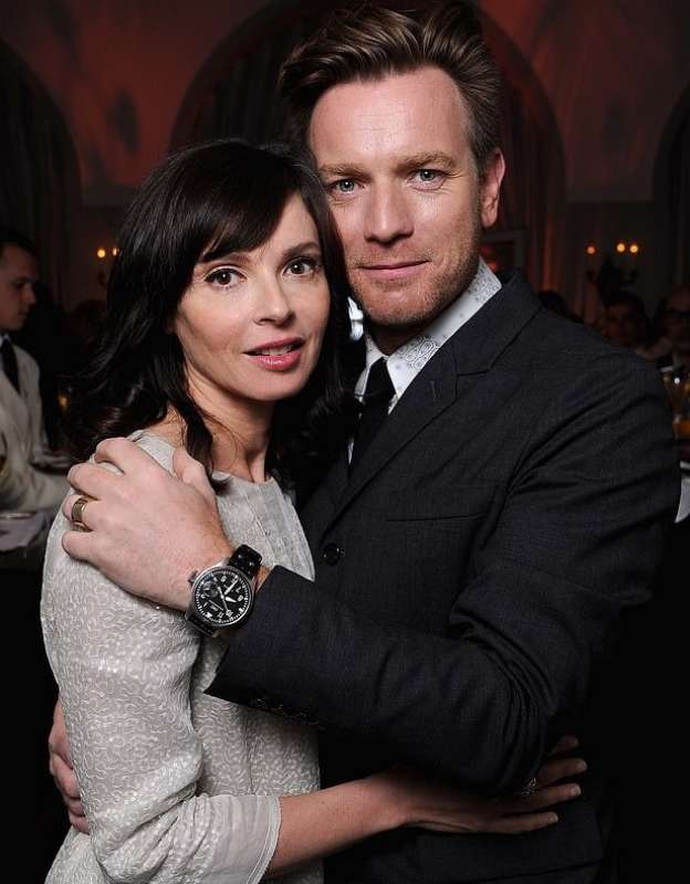 Ewan McGregor con l'ex moglie Eve