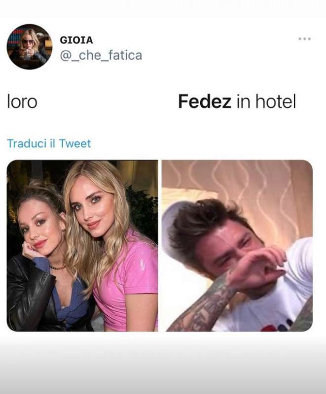 fedez rosica per chiara ferragni con ester exposito 2