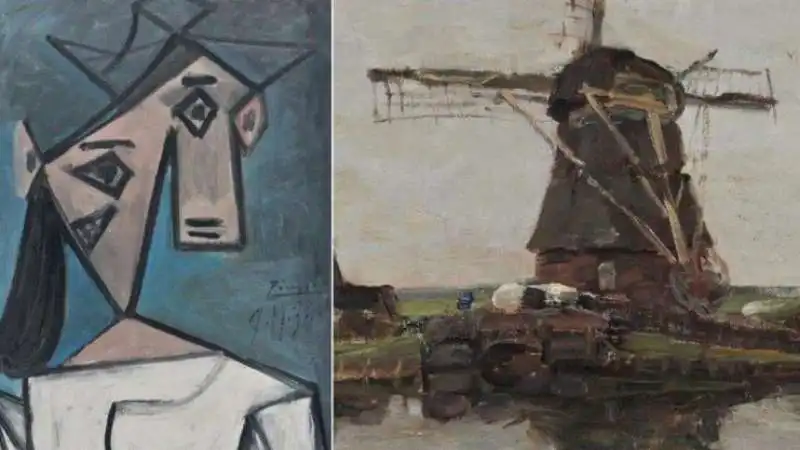 il picasso e il mondrian rubati e ritrovati in grecia 3