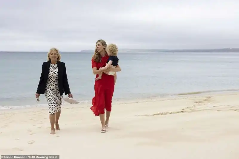 jill biden e carrie symonds 