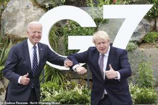 Joe Biden e Boris Johnson