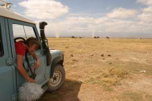 Joyce Poole in Kenya