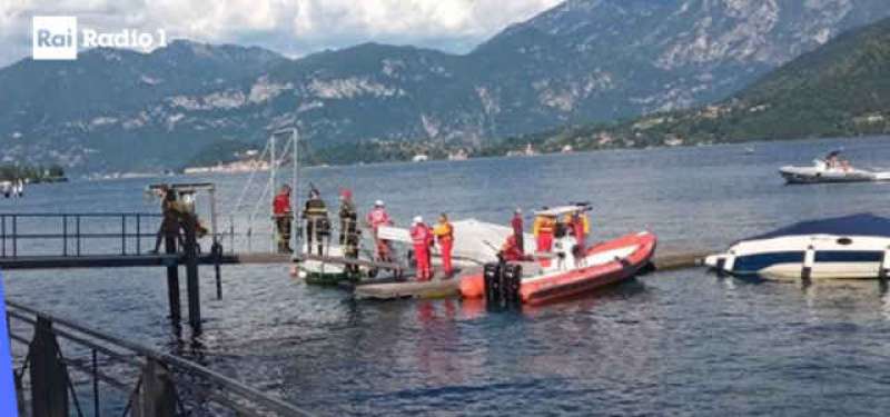 Lo scontro tra barche sul lago di Como 2