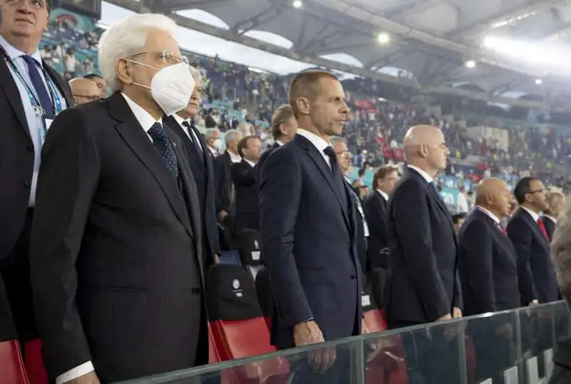 mattarella allo stadio per italia turchia