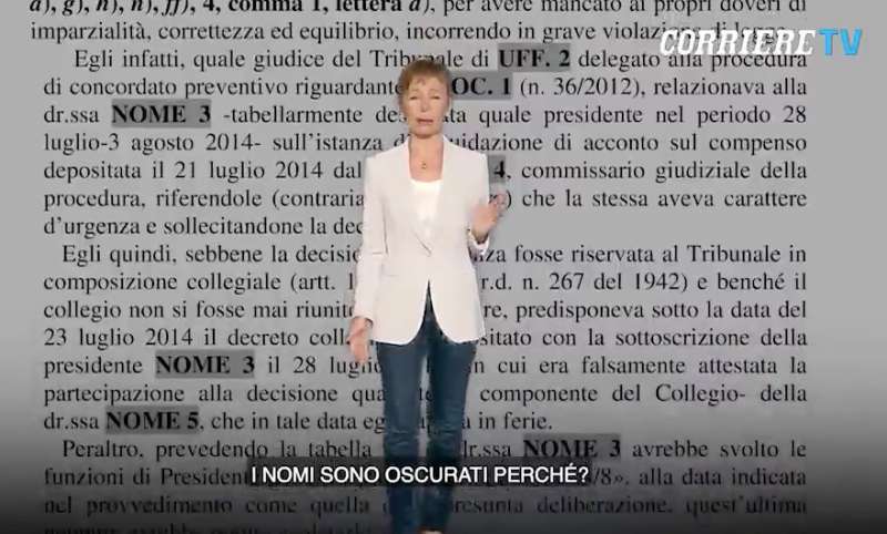 milena gabanelli e l'azione disciplinare per i magistrati 2