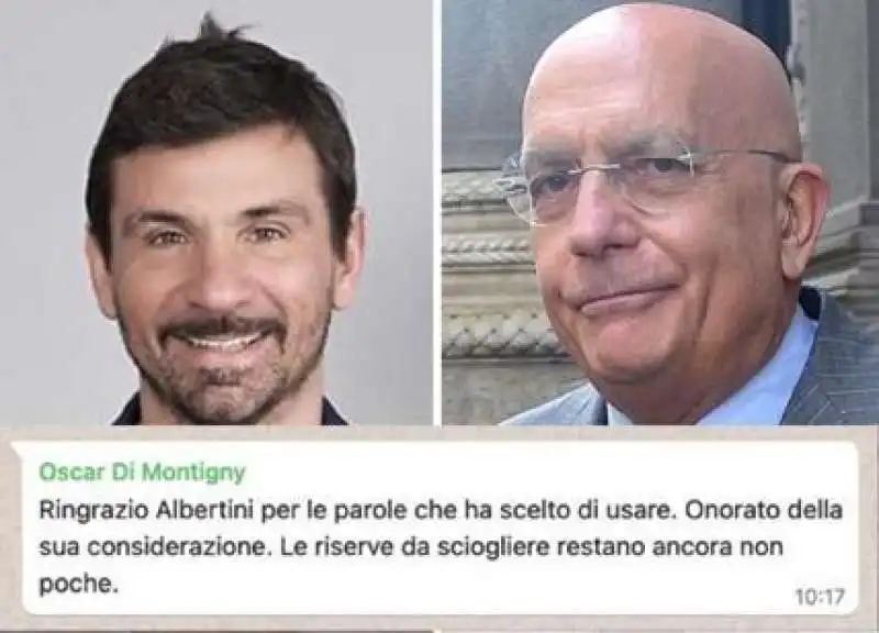 oscar di montigny e gabriele albertini