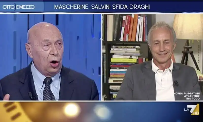 paolo mieli vs marco travaglio a otto e mezzo 