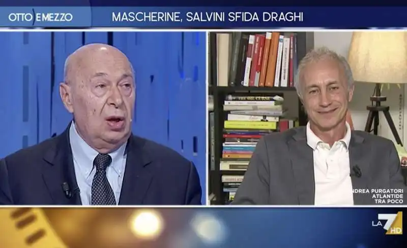 paolo mieli vs marco travaglio a otto e mezzo 8